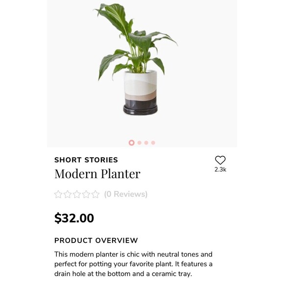 NEW In BOX Short Stories Led Indoor Planter Modern LED Indoor Planter - Picture 1 of 8